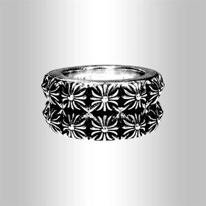 Chrome Hearts ★ Pete Punk Double Cross Ring
